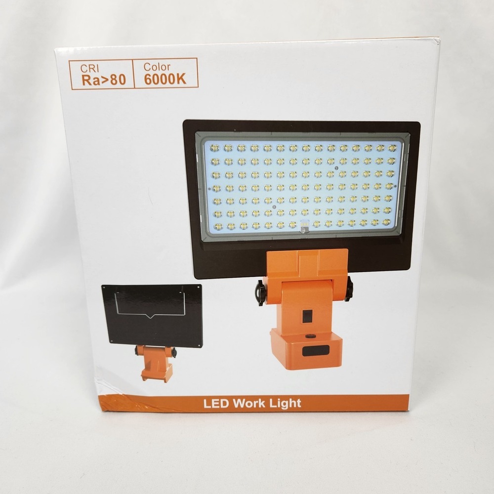 LED Flood Light 8800LM for Dewalt/Milwaukee 20V/18V‎ – No Battery